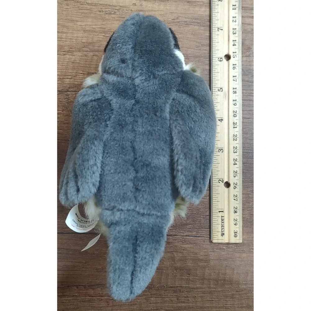 Peregrine Falcon Bird Plush Sounds 6 Inch KM International Stuffed Animal Toy